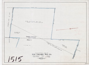 New England Box Co. - Charlemont & Heath Town Line Charlemont, Heath 1515 - Map Reprint