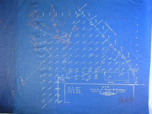 G.T.D. - Levels on Lot Wiley & Russell Co Plant Greenfield 1669 - Map Reprint G.T.D. - Levels on Lot Wiley & Russell Co Plant Greenfield 1669 - Map Reprint