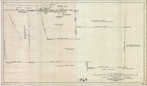 Dioceses of Western Mass. East end of Main St. Ashfield 1769 - Map Reprint