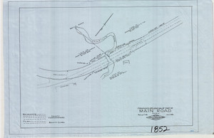 Main Road relocation of part of Gill 1852 - Map Reprint Main Road relocation of part of Gill 1852 - Map Reprint