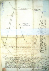 Ashfield 1736 - Old Town Map - digital photo