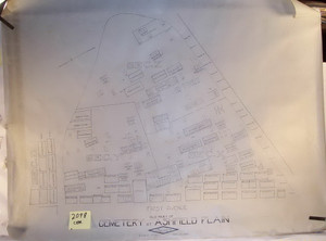 Cemetery - Old Part Of at Ashfield Plain Ashfield 2098 - Map Reprint