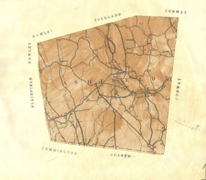 Ashfield 1924 - Old Town Map - from Atlas Ashfield 1924 - Old Town Map - from Atlas