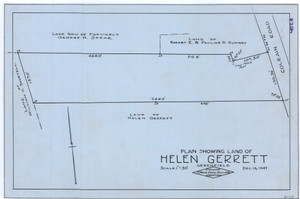 Helen Gerrett - No. Lot Jeffords Place W. Side Colrain Rd 150.36 fr Greenfield 4028 - Map Reprint Helen Gerrett - No. Lot Jeffords Place W. Side Colrain Rd 150.36 fr Greenfield 4028 - Map Reprint
