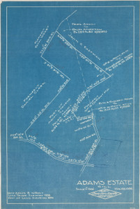 Adams Estate at road intersection Peleg Adams Gill 4114-2 - Map Reprint Adams Estate at road intersection Peleg Adams Gill 4114-2 - Map Reprint