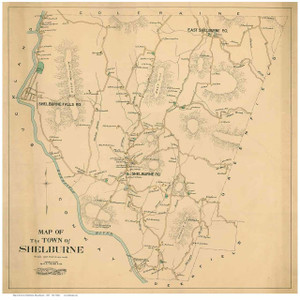 Shelburne 1895 - Old Town Map Reprint Shelburne 1895 - Old Town Map Reprint