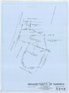 Inhabitants of Warwick Winchester Rd - Athol Rd Warwick 5545 - Map Reprint Inhabitants of Warwick Winchester Rd - Athol Rd Warwick 5545 - Map Reprint
