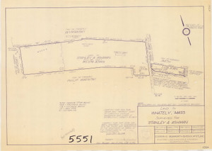 Stanley A. Ashman Straits Rd - Ainsworth Plan Whately 5551 - Map Reprint Stanley A. Ashman Straits Rd - Ainsworth Plan Whately 5551 - Map Reprint