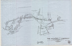 The Kendall Co Griswoldville - big area - 2sections Colrain 6495 - Map Reprint