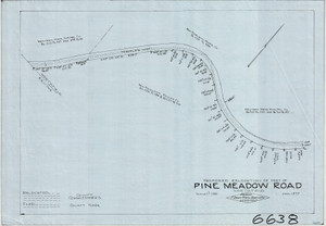 Pine Meadow Rd - From Erving T.L. Northfield 6638 - Map Reprint Pine Meadow Rd - From Erving T.L. Northfield 6638 - Map Reprint