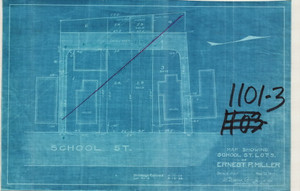 E.P. Miller Lots W. Side School St. Greenfield 1101-3 - Map Reprint E.P. Miller Lots W. Side School St. Greenfield 1101-3 - Map Reprint