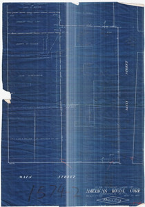 American H. Corp. Lot Davis, Main & Chapman Sts. Greenfield 1574-2 - Map Reprint American H. Corp. Lot Davis, Main & Chapman Sts. Greenfield 1574-2 - Map Reprint