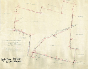 Land in Rowe belonging to Albert Day Workplan - Map Reprint Land in Rowe belonging to Albert Day Workplan - Map Reprint