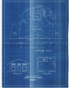 Esso Gas Station Greenfield 1917A - Map Reprint Esso Gas Station Greenfield 1917A - Map Reprint