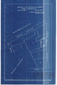 Mastaliz - Elm St near R.R. So Deerfield? Deerfield 1987-4 - Map Reprint Mastaliz - Elm St near R.R. So Deerfield? Deerfield 1987-4 - Map Reprint