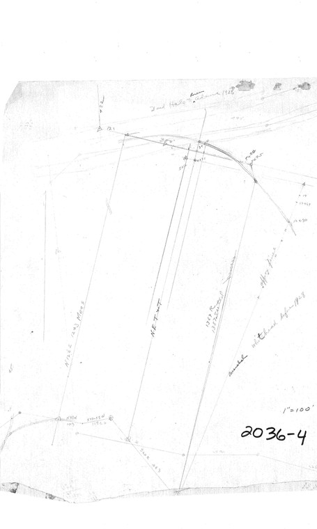 H.& J. F. Hale Farm - Deed Data 
 Bernardston 2036-4 - Map Reprint