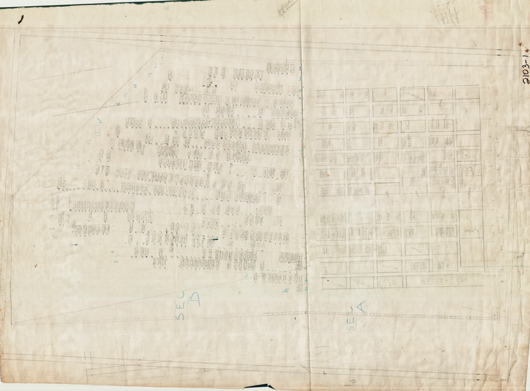 Cemetery - Ashfield Hill Cem. Ashfield 2103-1 - Map Reprint