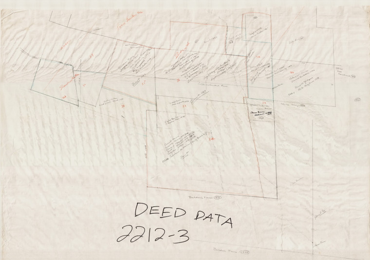 Davis Mines    Deed data Rowe 2212-03 - Map Reprint