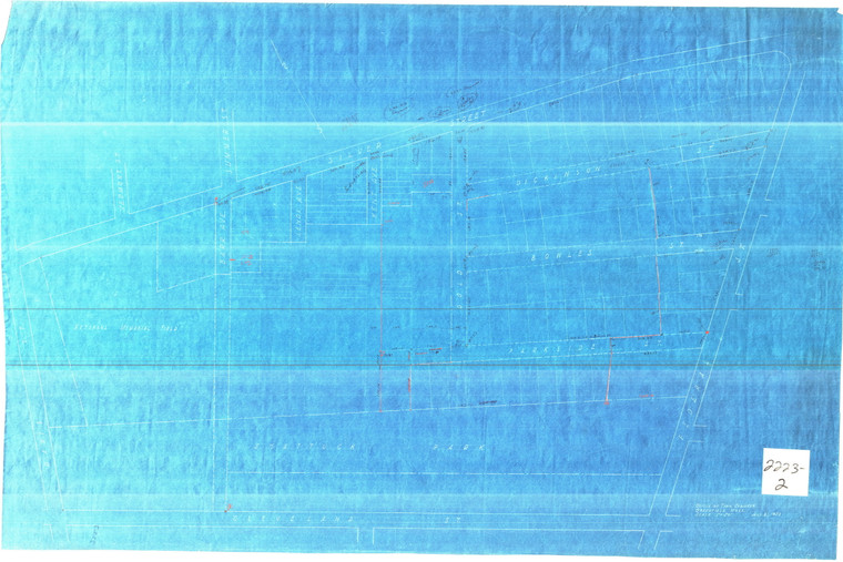 Greenfield High School    Contour Plan of Lot Greenfield 2223-02 - Map Reprint