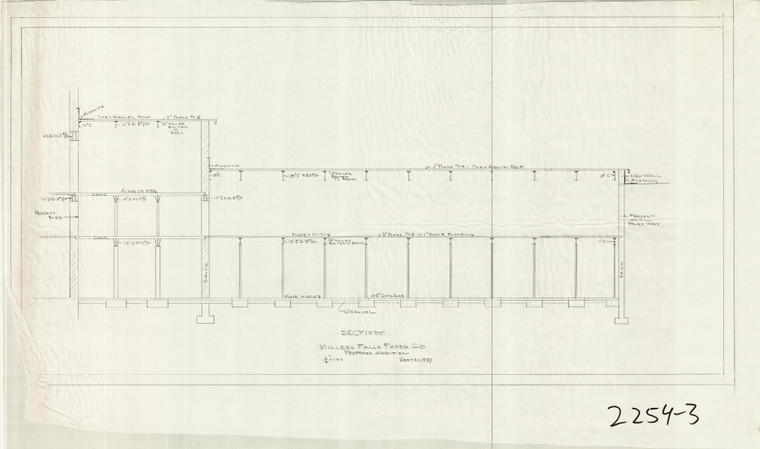 Millers Falls Paper - Addition Montague 2254-03 - Map Reprint