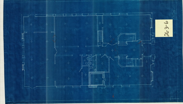 Shelburne Falls Town Hall - Alterations - 1st Floor Shelburne 26-003-06 - Map Reprint