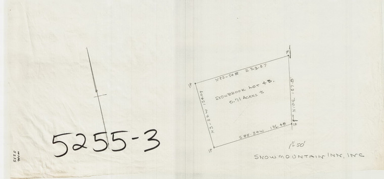 Snowbrook Lot 4b 0.71 ac  Dover VT 5255-3 - Map Reprint