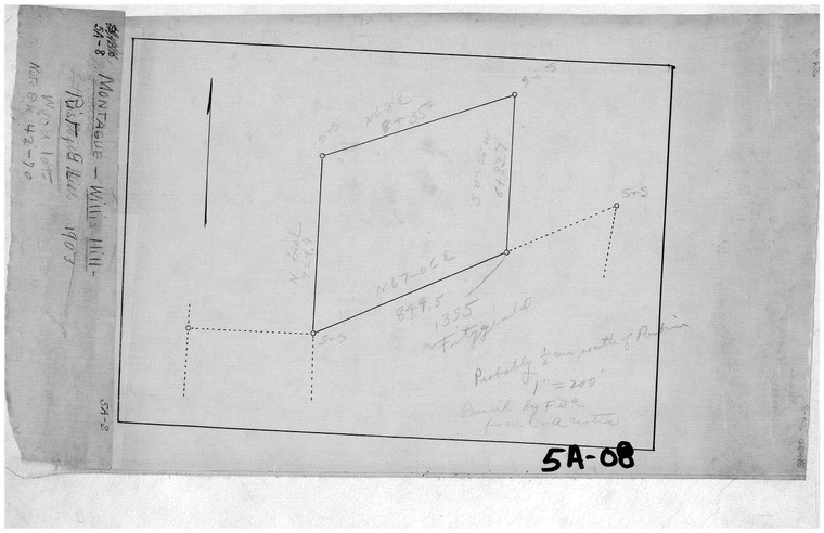 G.L. Rist Lot - Wills Hill Montague 5A-008 - Map Reprint