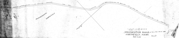 Winchester Road - Highland Avenue to N.H. Line - Relocation Northfield 5A-038 - Map Reprint