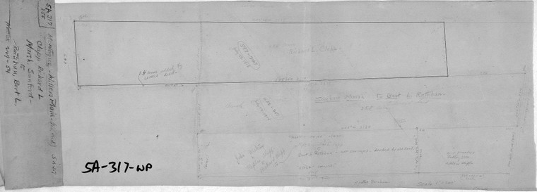 Richard L. Clapp, Sanford Marsh to Burt L. Rathbun - N. End Millers Plain Montague 5A-317-wp - Map Reprint