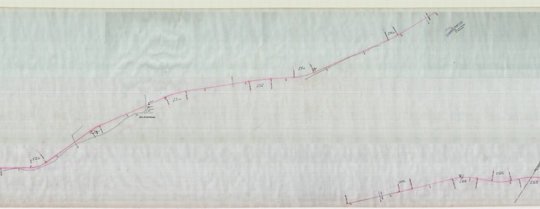 B - Part of Shelburne Falls and Colrain St. Railway - Colrain to Jacksonville  (duplicate of the huge scan) Shelburne, Buckland 5C-212B - Map Reprint