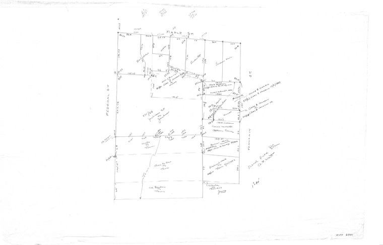 James A Britton Deed Data Greenfield 6001a - Map Reprint
