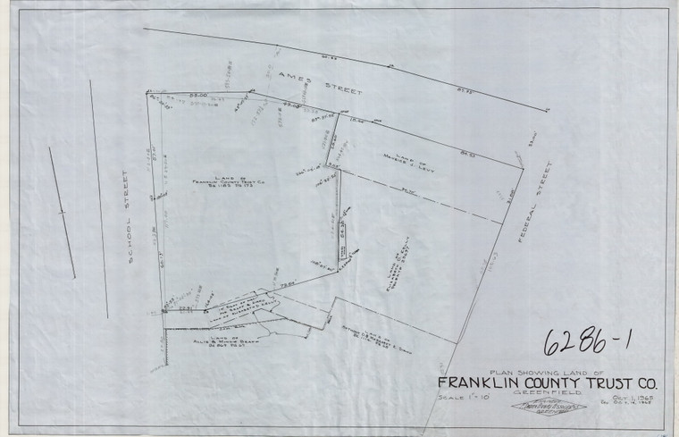 Franklin County Trust Co Greenfield 6286-1 - Map Reprint