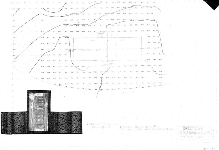 Northfield Seminary - Sage Hall Contours Northfield 64-103 - Map Reprint