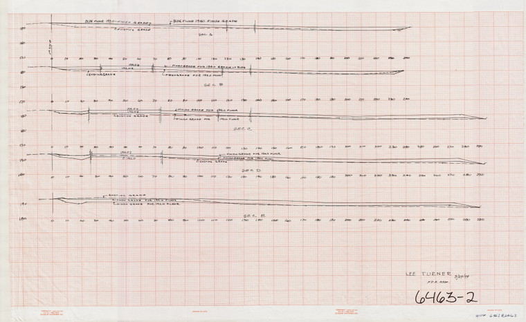 Leon E Turner Jr    2-Site Plans - Colrain Rd Profiles Greenfield 6463-2 - Map Reprint