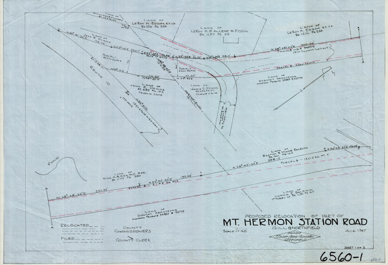 Mt. Hermon Station Road    County Road Gill 6560-1 - Map Reprint