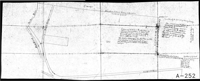 Frawley Lot Wendell Depot   at Orange  Wendell A-252 - Map Reprint