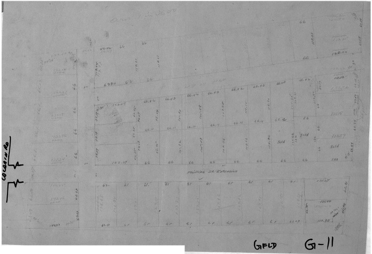 F.H. Snow    Lots    Phillips & West St. Greenfield G-11 - Map Reprint