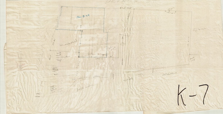 Lots Elm & Devens Greenfield K-07 - Map Reprint