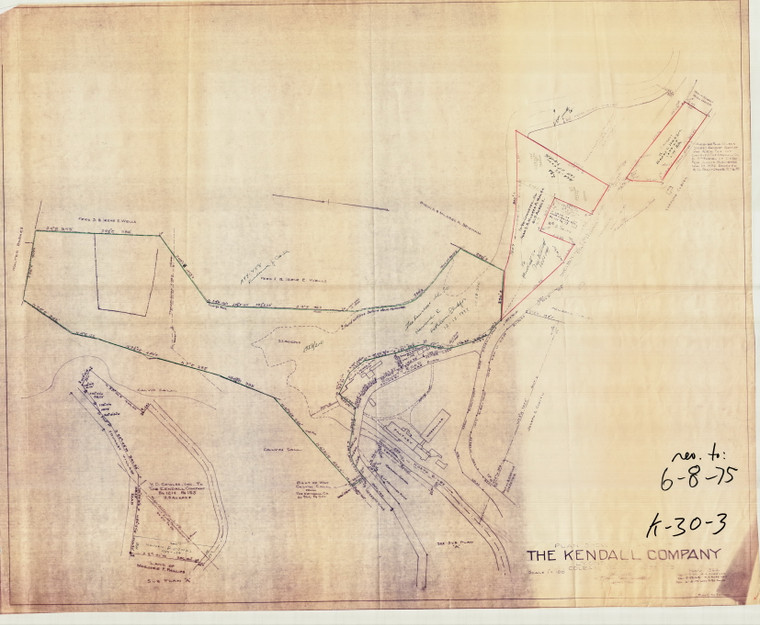 Kendall Co Lyonsville  Colrain K-30-3 - Map Reprint