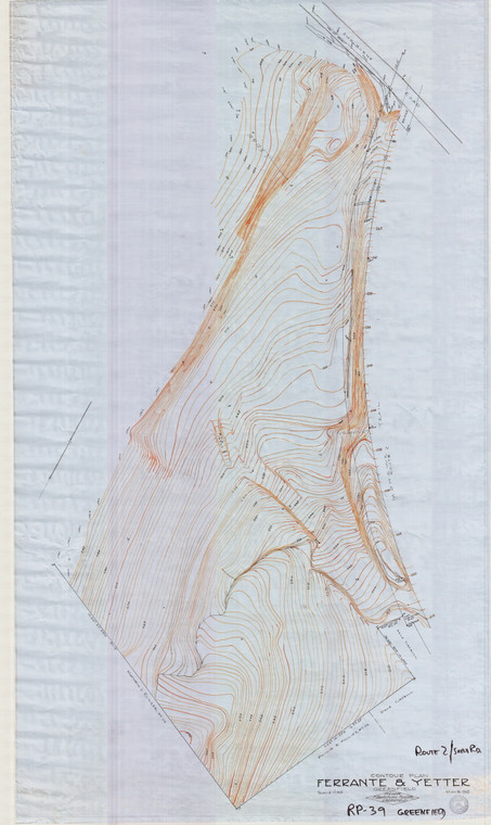 Topo-Ferrante+Yetter Greenfield RP-039 - Map Reprint