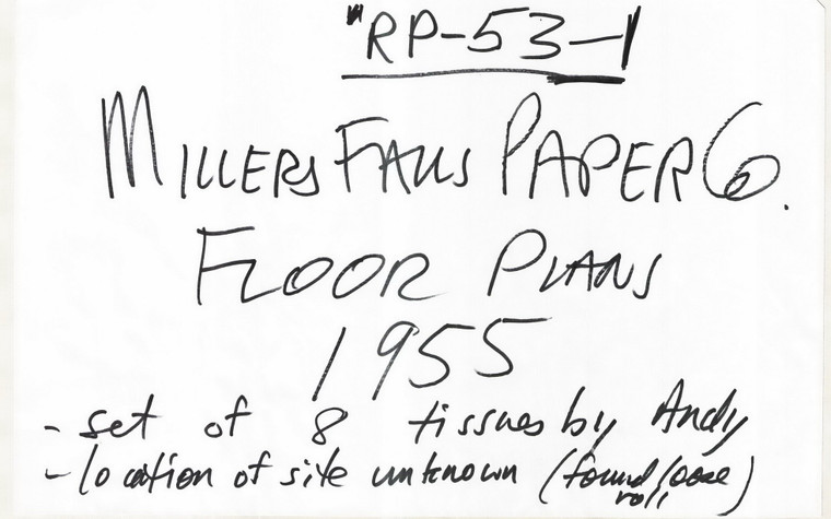 Millers Falls Paper Co.  RP-053-1 - Map Reprint