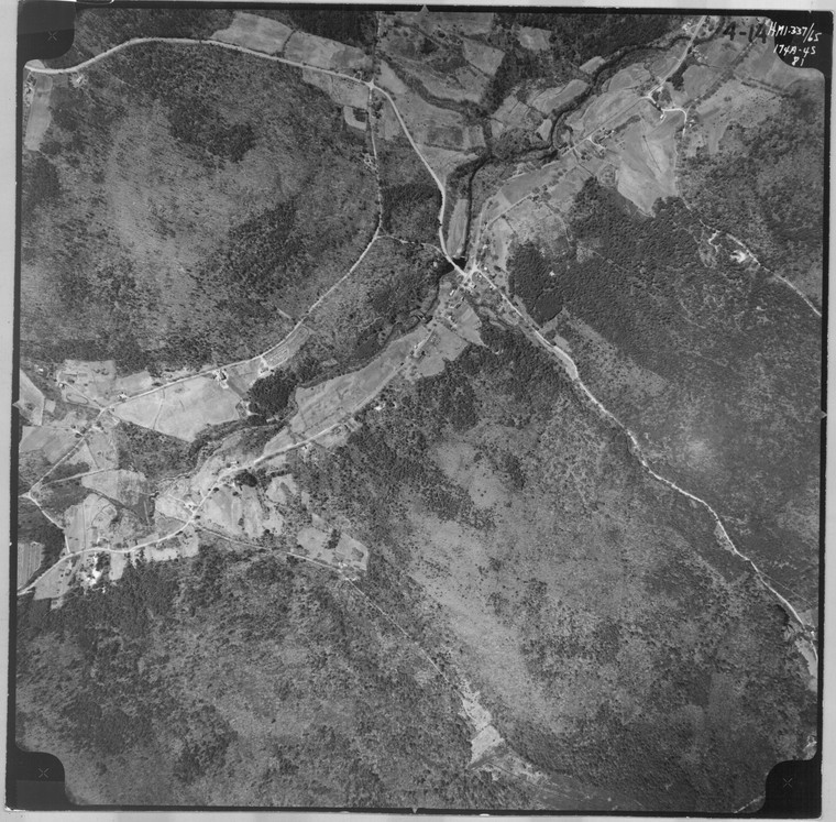 Montague 1965 MA Air Photo 337-65 81 (Montague, Leverett) Old Map