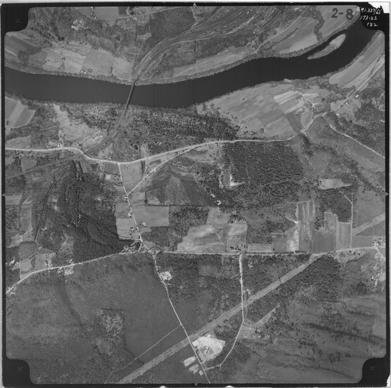 Montague 1965 MA Air Photo 337-65 132 (Montague) Old Map