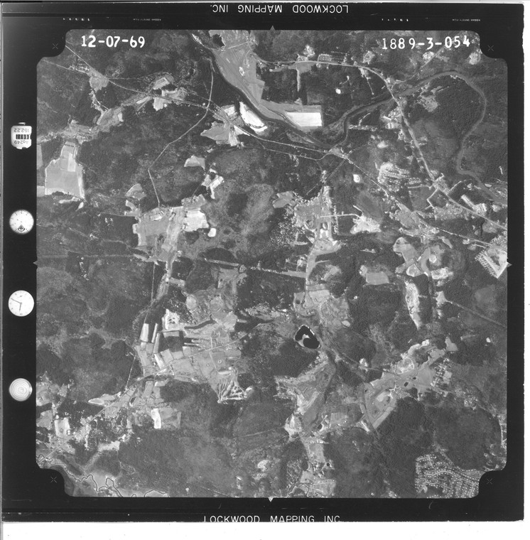 Pepperell MA 1969 Air Photo GEA 826-69 3-54 (Pepperell, Dunstable, Nashua NH) Old Map