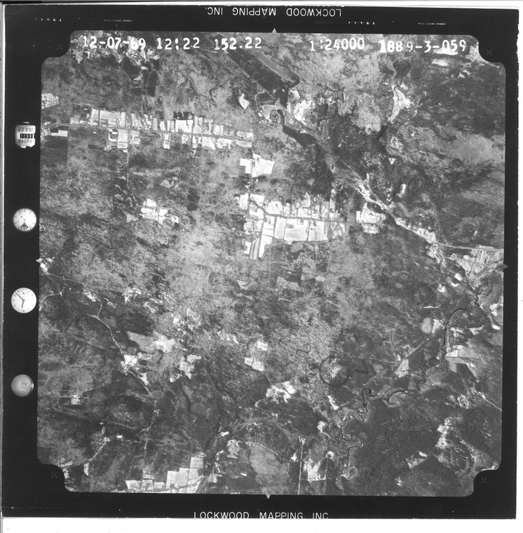 Pepperell MA 1969 Air Photo GEA 826-69 3-59 (Townsend, Brookline NH) Old Map