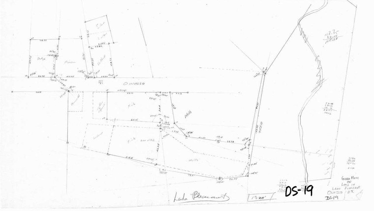 Good Math on Lots Lake Pleasant Montague DS-019 - Map Reprint