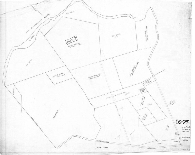 Lot Outlines near Airport Montague DS-025 - Map Reprint