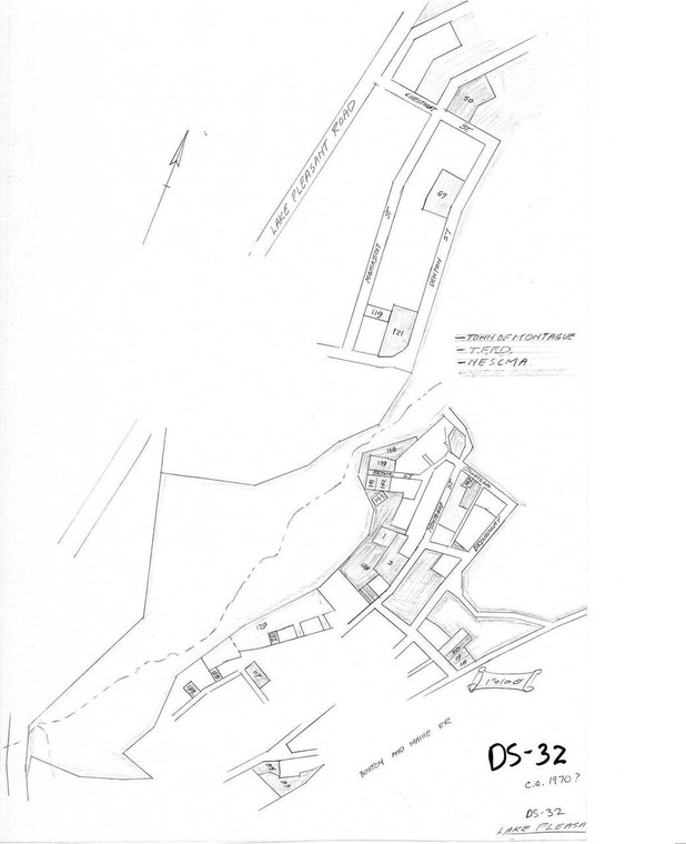 Lake Pleasant Montague DS-032 - Map Reprint