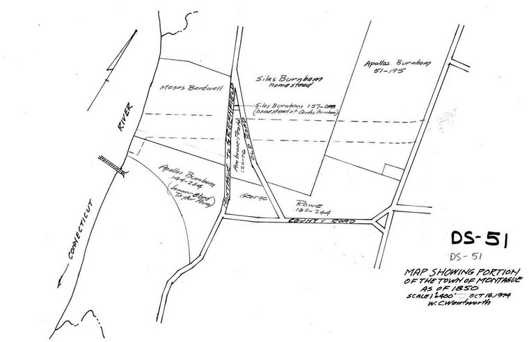 Bardwell, Burnham Montague DS-051 - Map Reprint