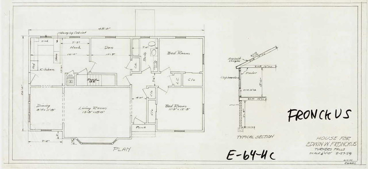 Montague E-064-HC - Map Reprint